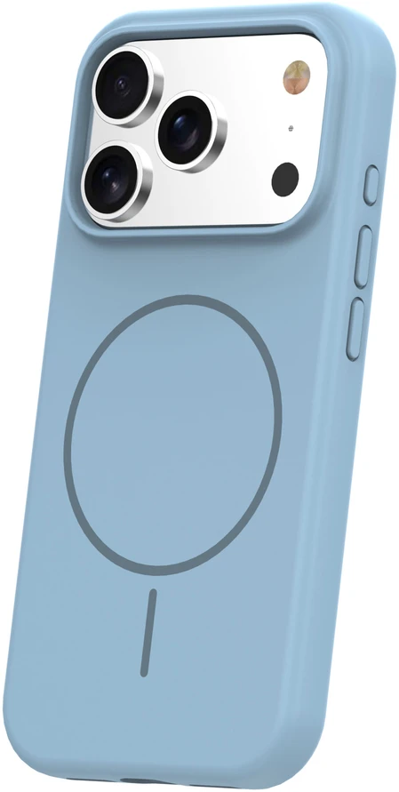 TFO Plonas silikoninis Mag dėklas, skirtas iPhone 17 Pro Max / 18 Pro Max 6,9" šviesiai mėlynas