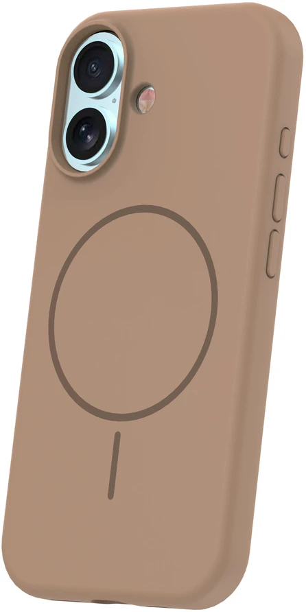 TFO Plonas silikoninis Mag dėklas, skirtas iPhone 17 6,3" / 18 6,3", rudas