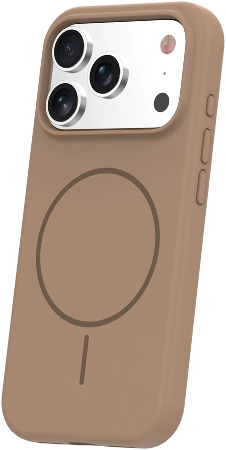 TFO Plonas silikoninis Mag dėklas, skirtas iPhone 17 Pro Max 6,9" / 18 Pro Max 6,9", rudas