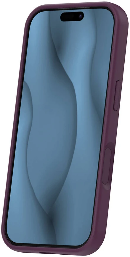 TFO Plonas silikoninis Mag dėklas, skirtas iPhone 17 Pro 6,3" / iPhone 18 Pro 6,3", tamsios vyšninės spalvos