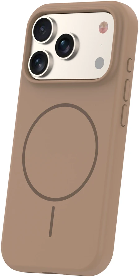 TFO Plonas silikoninis Mag dėklas, skirtas iPhone 17 Pro 6,3" / 18 Pro 6,3", rudas
