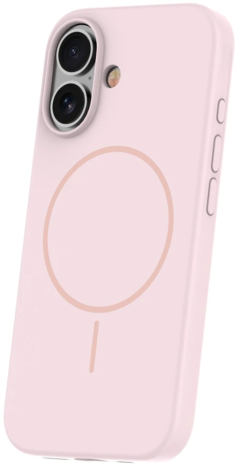 TFO Plonas silikoninis Mag dėklas, skirtas iPhone 16 Pro Max 6,9", šviesiai rožinis