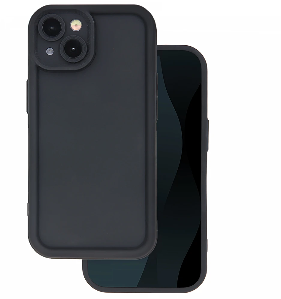 TFO Dėklas su paaukštintais kraštais Rim TPU telefonui Motorola E13 juodas
