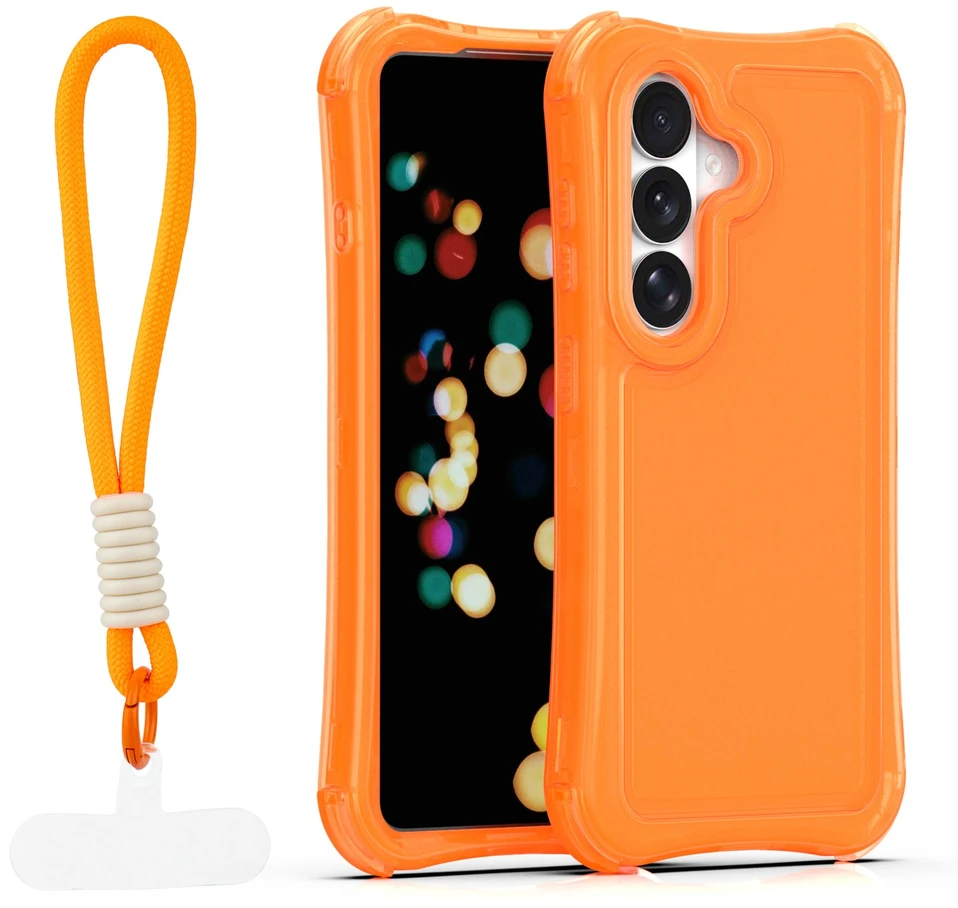TFO Safepop dėklas su dirželiu Samsung Galaxy S26 oranžinis