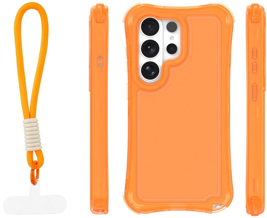 TFO Safepop dėklas su dirželiu Samsung Galaxy S26 Ultra oranžinis