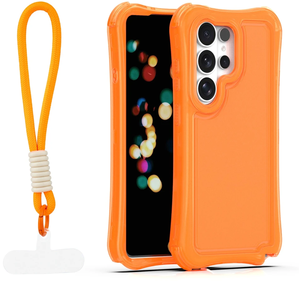 TFO Safepop dėklas su dirželiu Samsung Galaxy S26 Ultra oranžinis