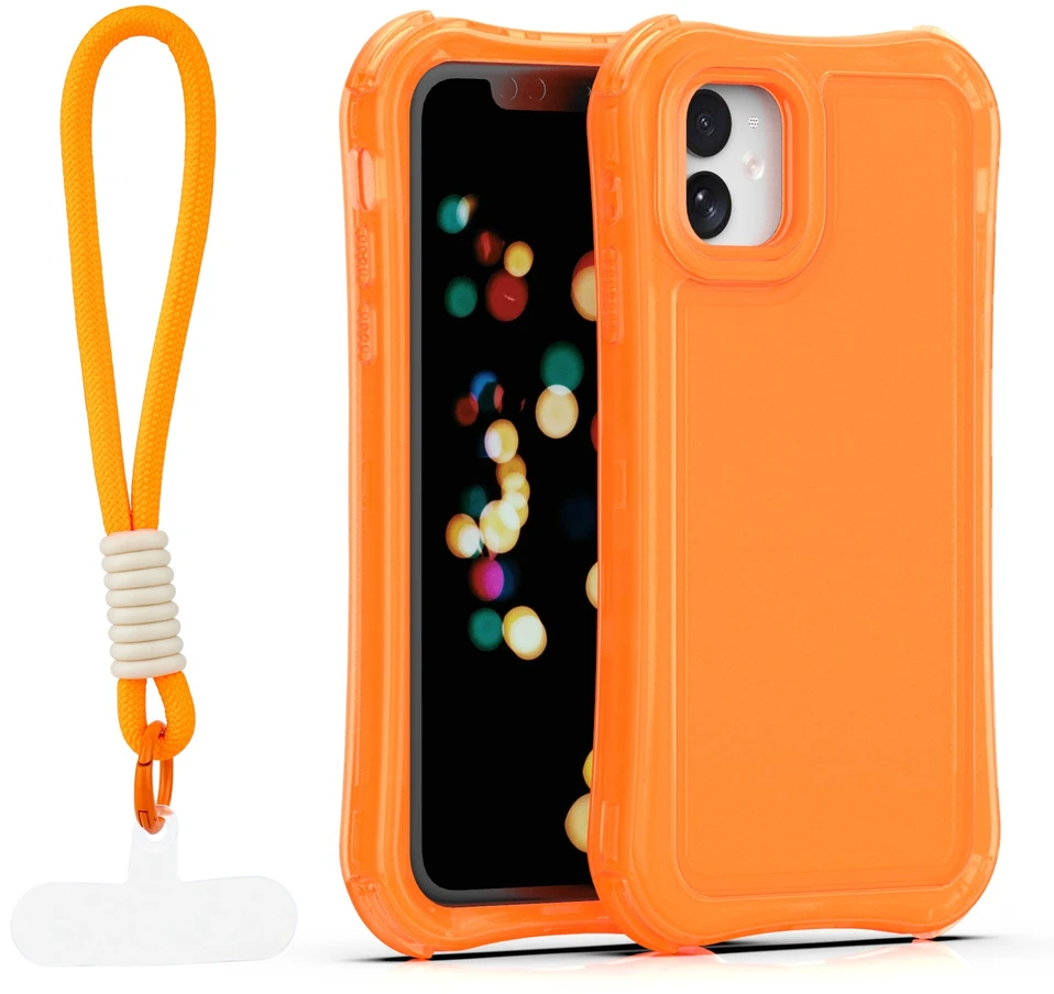 TFO Safepop dėklas su dirželiu, skirtas iPhone 11, oranžinis