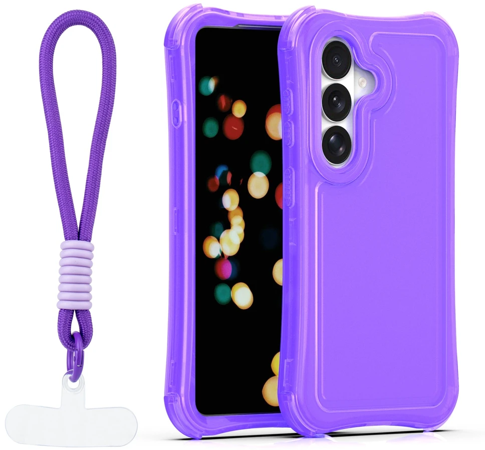 TFO Safepop dėklas su dirželiu, skirtas Samsung Galaxy S26 Plus, violetinis