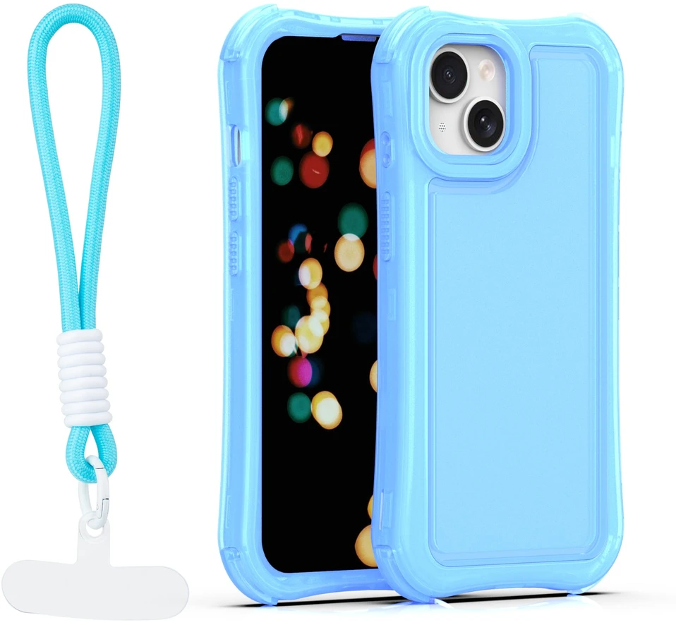 TFO Safepop dėklas su dirželiu, skirtas iPhone 13 6,1" mėlynas