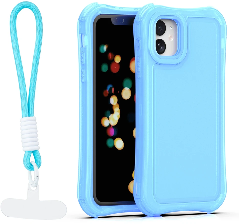 TFO Safepop dėklas su dirželiu, skirtas iPhone 11, mėlynas