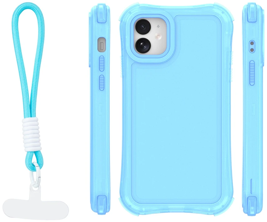 TFO Safepop dėklas su dirželiu, skirtas iPhone 11, mėlynas