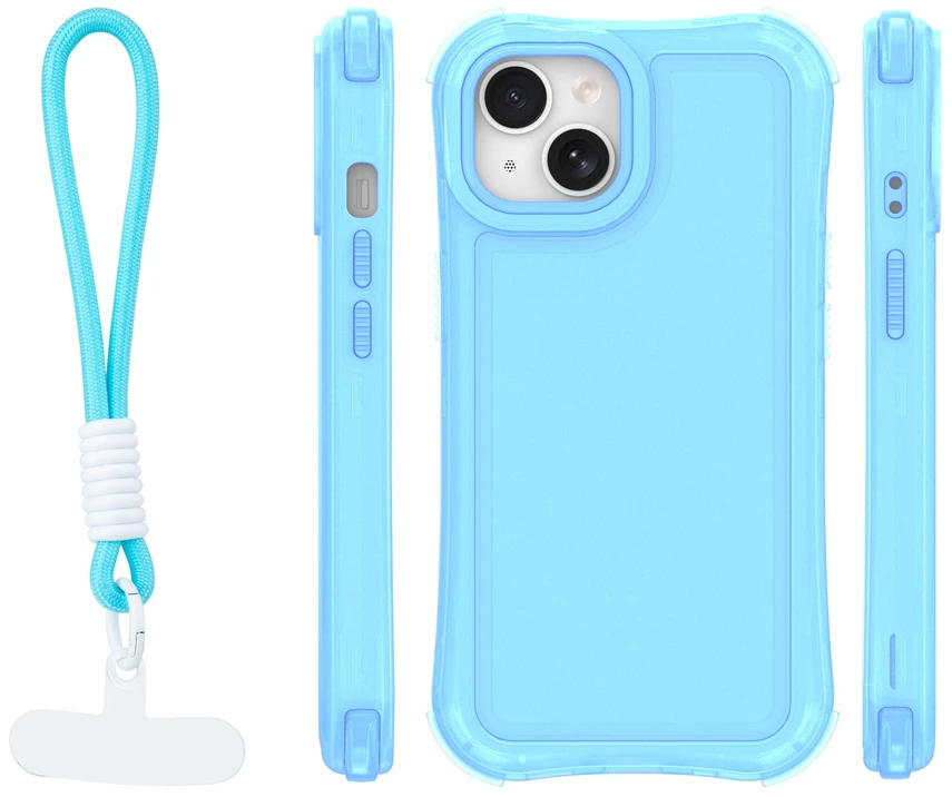 TFO Safepop dėklas su dirželiu, skirtas iPhone 13 6,1" mėlynas
