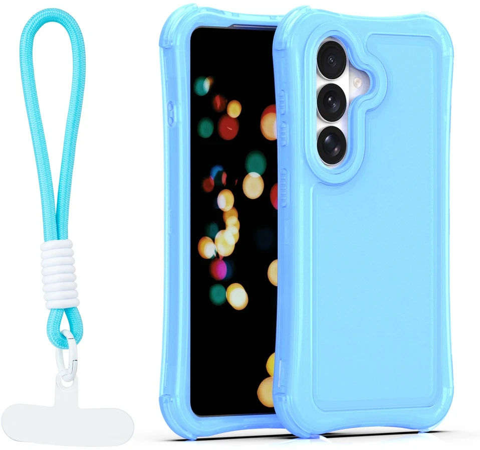 TFO Safepop dėklas su dirželiu, skirtas Samsung Galaxy S24 / S25, mėlynas