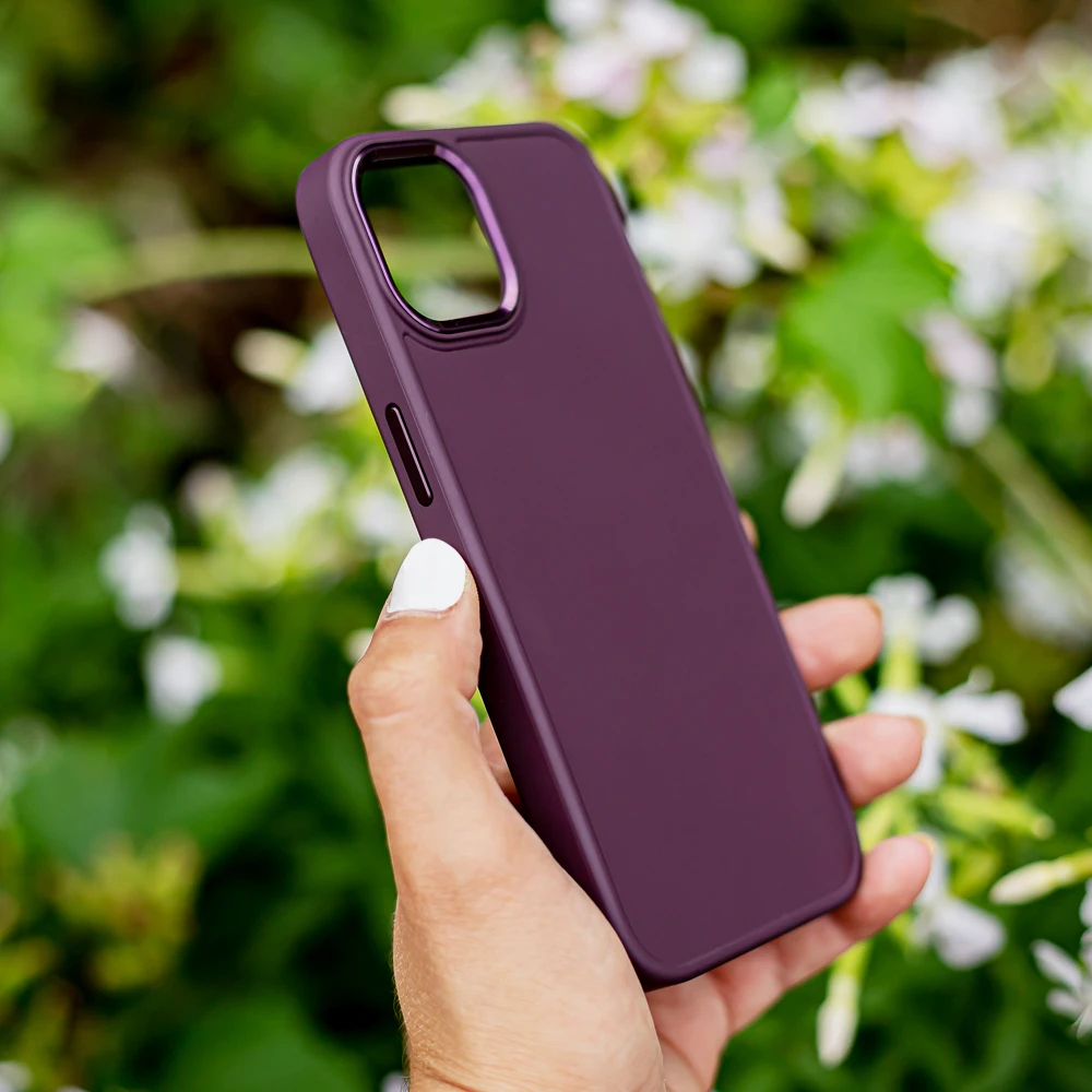 TFO Satino dėklas Samsung Galaxy S24 Plus bordo spalvos