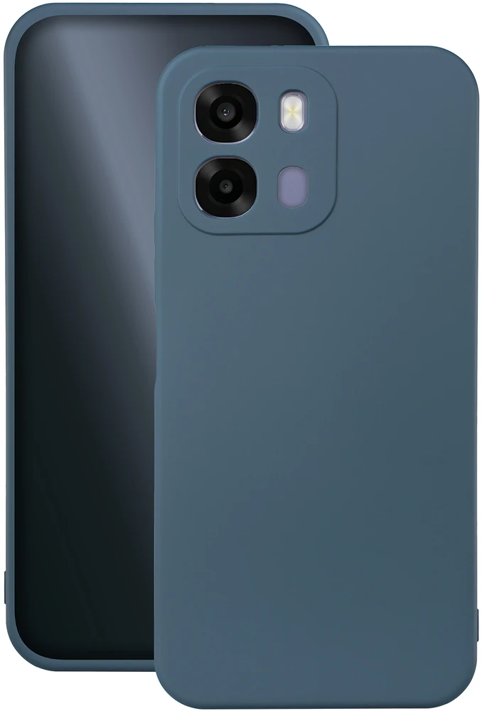 TFO Silikoninis dėklas Oppo A6 4G / A6 5G / A6X 4G / A6X 5G / A6S 4G / A6S 5G Global tamsiai mėlynas