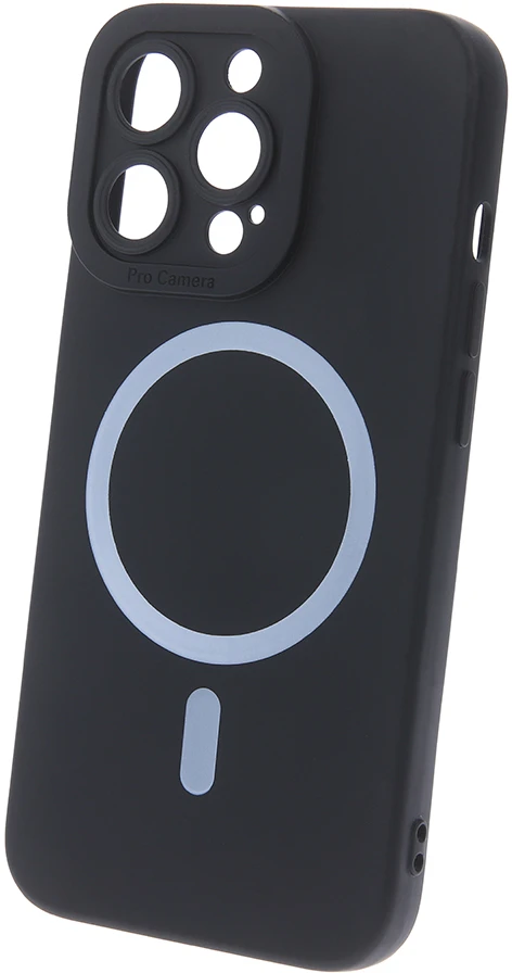TFO Silikoninis magnetinis dėklas, skirtas iPhone 16 Plus 6,7 juodos spalvos