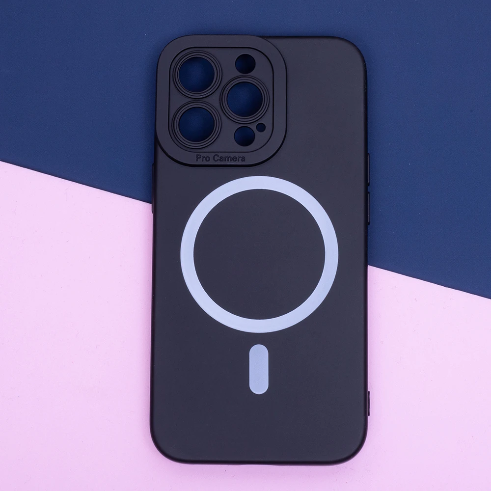 TFO Silikoninis magnetinis dėklas, skirtas iPhone 16 Plus 6,7 juodos spalvos