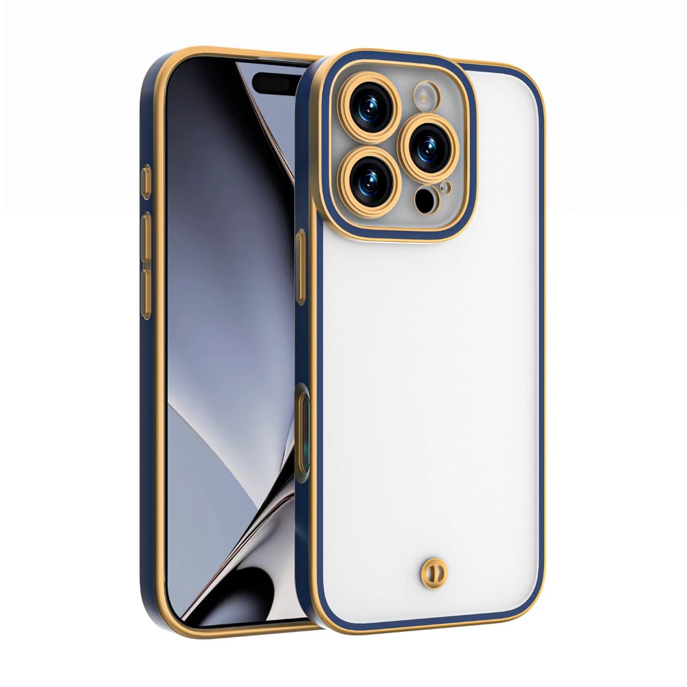 TFO „Silky Gold“ dėklas, skirtas „iPhone 17 Air“ 6,6" mėlynas