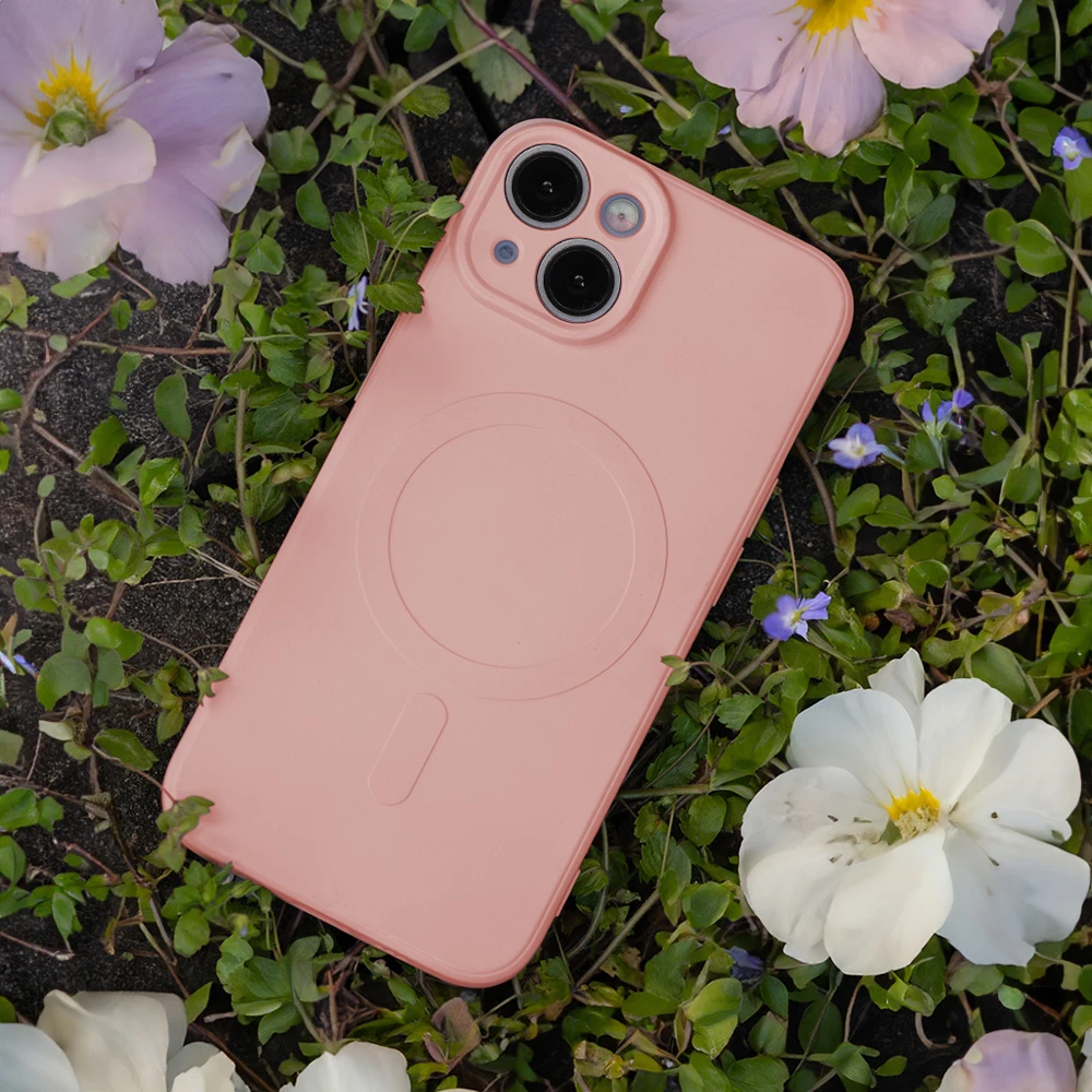 TFO Paprastas "Color Mag" dėklas iPhone 15 6,1 rožinės spalvos
