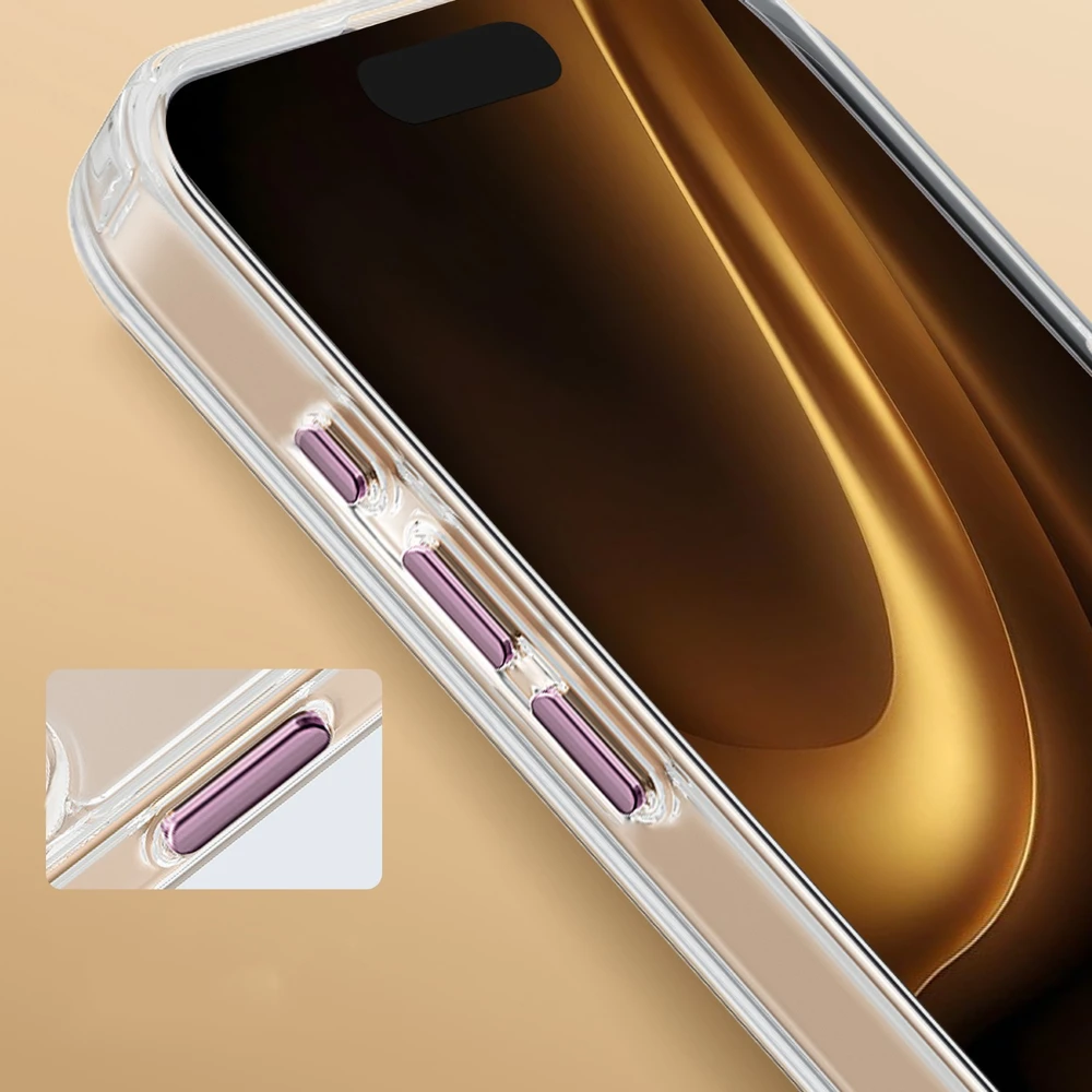 TFO Skaidrus plonas Mag dėklas, skirtas iPhone 17 Air 6,6" rožinis