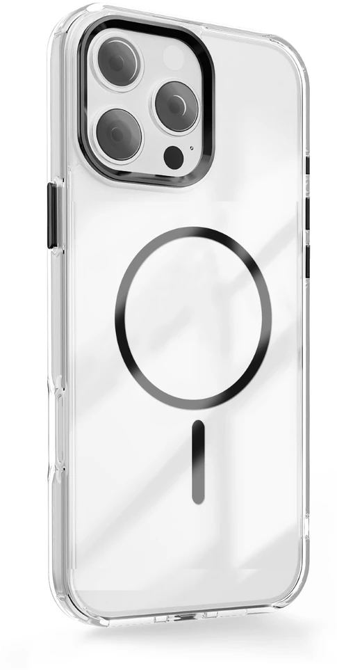 TFO Skaidrus plonas Mag dėklas, skirtas iPhone 17 Air 6,6" juodas
