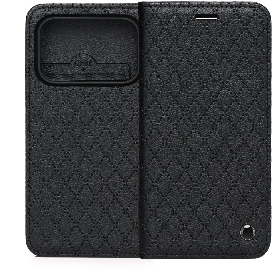 TFO „Smart Caro“ dėklas, skirtas „Honor 600“ / „Honor 600 Pro“, juodas