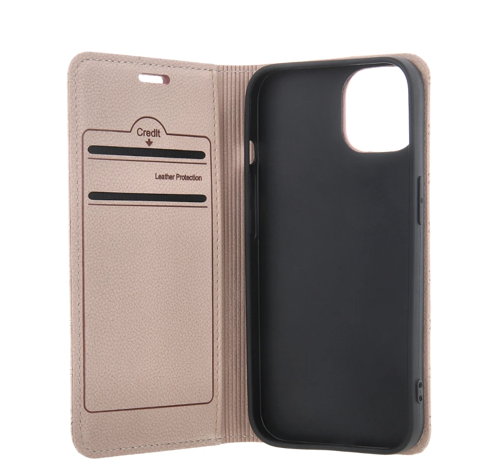 TFO „Smart Caro“ dėklas, skirtas „Xiaomi Redmi 15 4G EU / 15 5G EU“ (171,08 x 82,05 x 8,55), smėlio spalvos