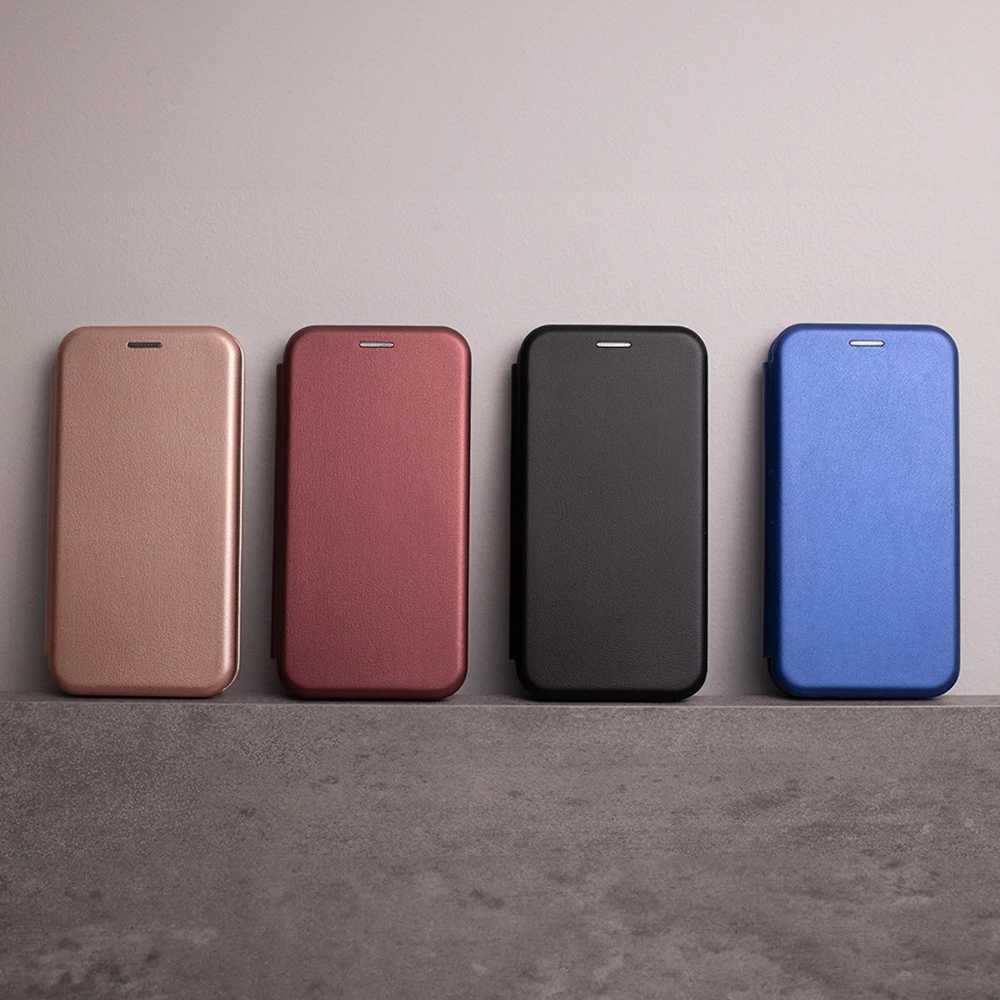TFO „Smart Diva“ dėklas, skirtas Xiaomi Redmi 15 4G EU / 15 5G EU (171,08 x 82,05 x 8,55) bordo spalvos