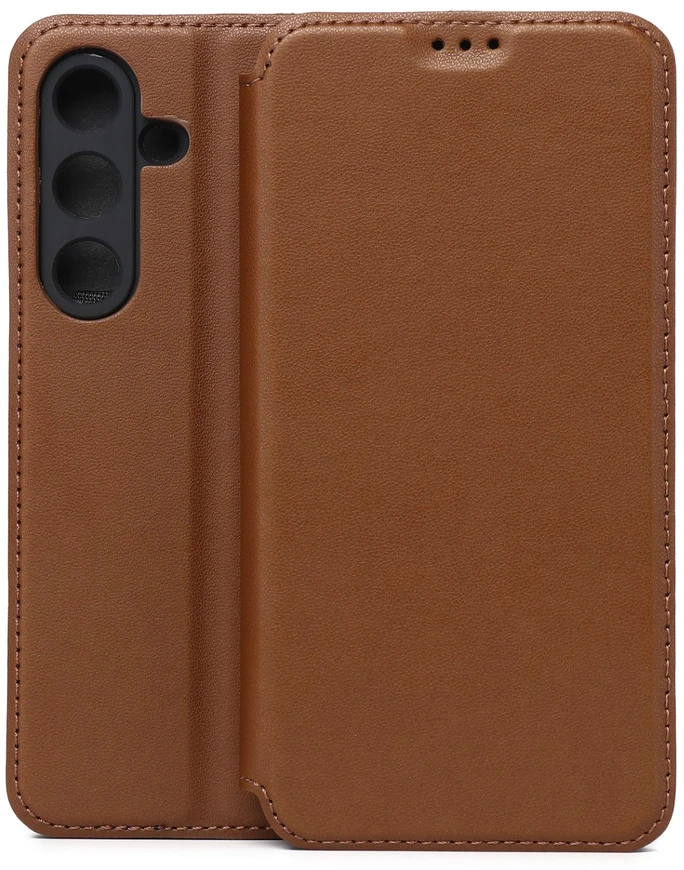 Telforceone TFO „Smart Touch“ dėklas, skirtas Samsung Galaxy S24, rudas