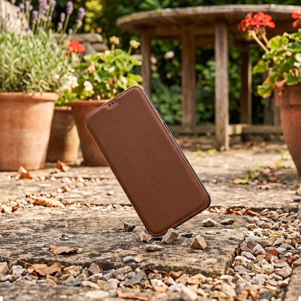 TFO „Smart Touch“ dėklas, skirtas Xiaomi Redmi Note 15 Pro Plus 5G (EU), rudas