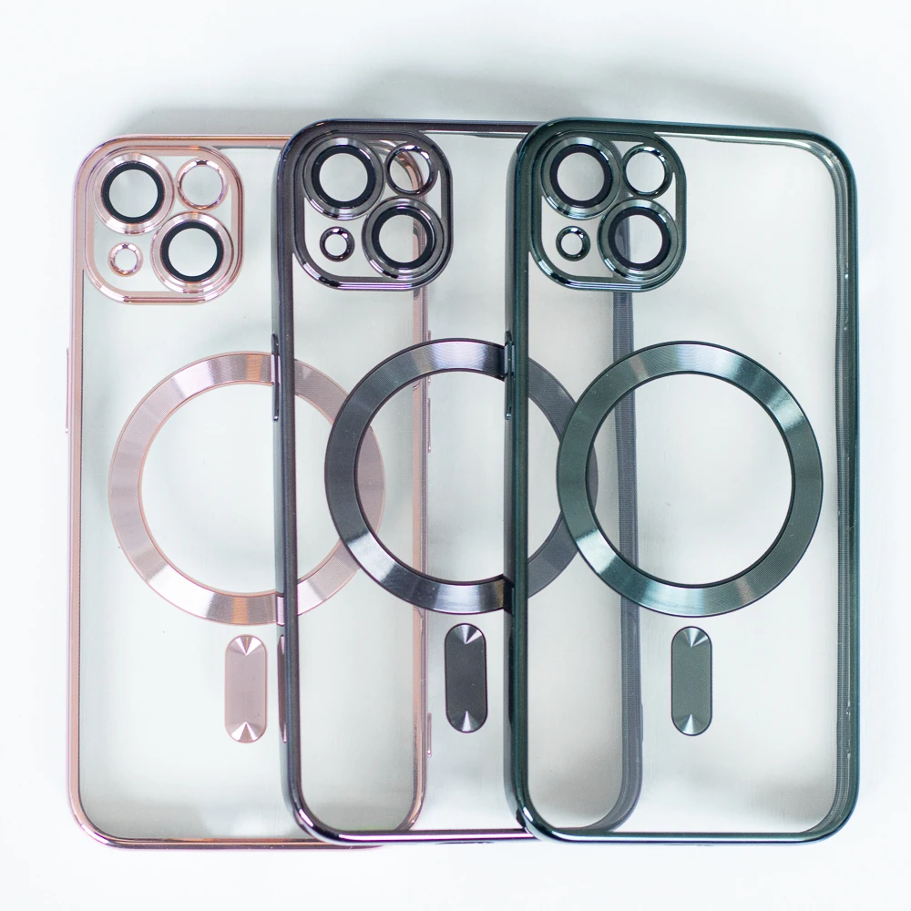 TFO Spalvotas Chrome Mag dėklas, skirtas Xiaomi Redmi 15C 4G EU / 15C 5G EU (173.16 x 81.06 x 8.2 mm) rožinio aukso spalvos