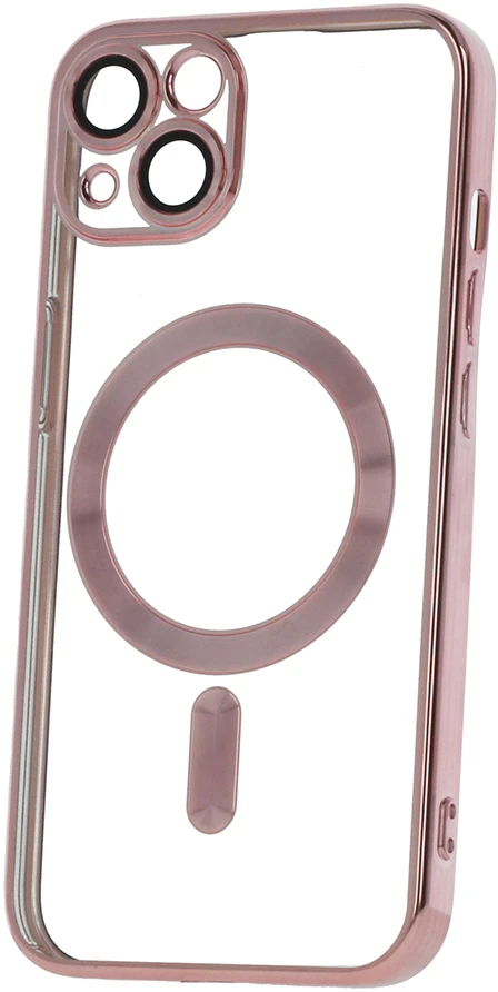 TFO Spalvotas Chrome Mag dėklas, skirtas Xiaomi Redmi 15C 4G EU / 15C 5G EU (173.16 x 81.06 x 8.2 mm) rožinio aukso spalvos