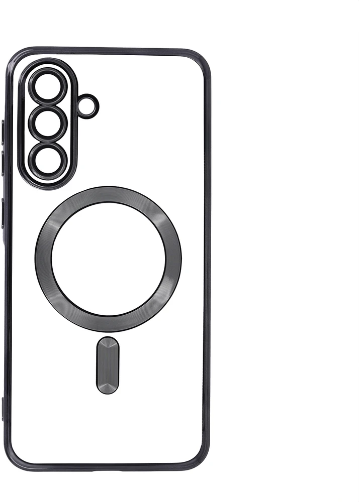 TFO Spalvotas Chrome Mag dėklas, skirtas Samsung Galaxy A56 5G, juodas