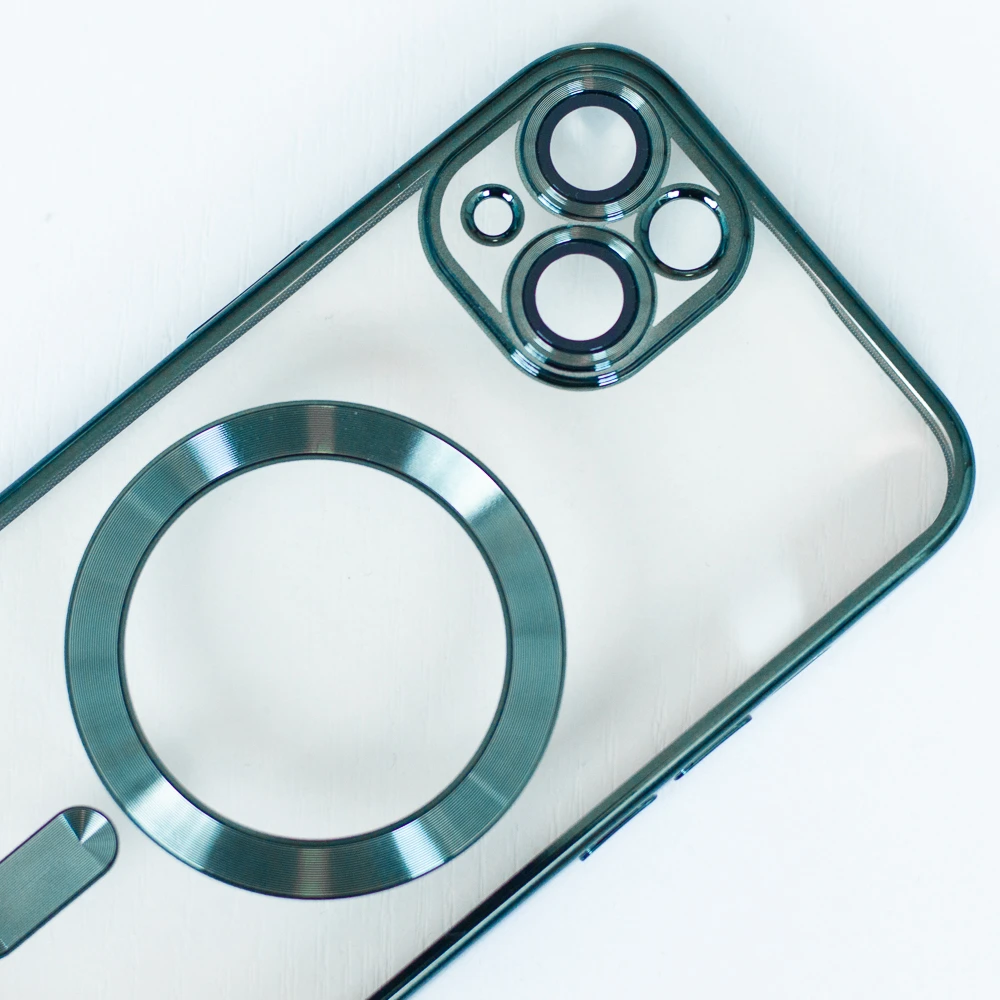 TFO Spalvotas Chrome Mag dėklas, skirtas Xiaomi Redmi 15C 4G EU / 15C 5G EU (173.16 x 81.06 x 8.2 mm) žalias