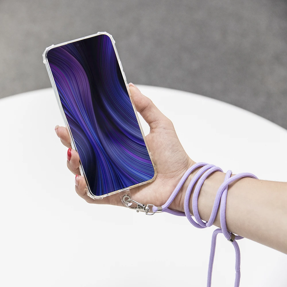 TFO TelForceone Universalus kaklo dirželis telefonams raudonos spalvos
