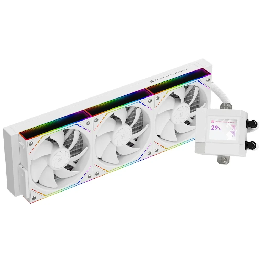 Thermalright Core Matrix 360 baltas aušintuvas su ekranu