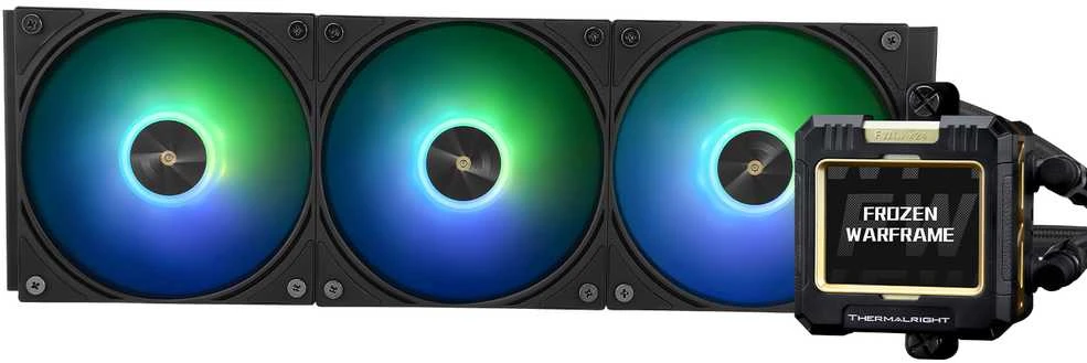 Thermalright Frozen Warframe 360 ARGB Juodas (360mm) (Juodas) Procesoriaus AIO Aušintuvas