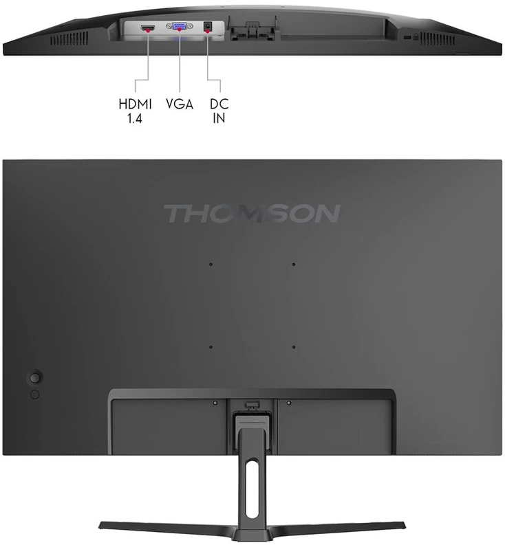 Thomson M24FB2Y14 kompiuterio monitorius 61 cm (24″) 1920 x 1080 pikseliai „Full HD“ LED Juoda