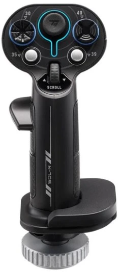 TRM Thrustmaster Sol-R 3 AVA Add-On Grip Juoda USB Orlaivio vairalazdė Analoginis / skaitmeninis PC