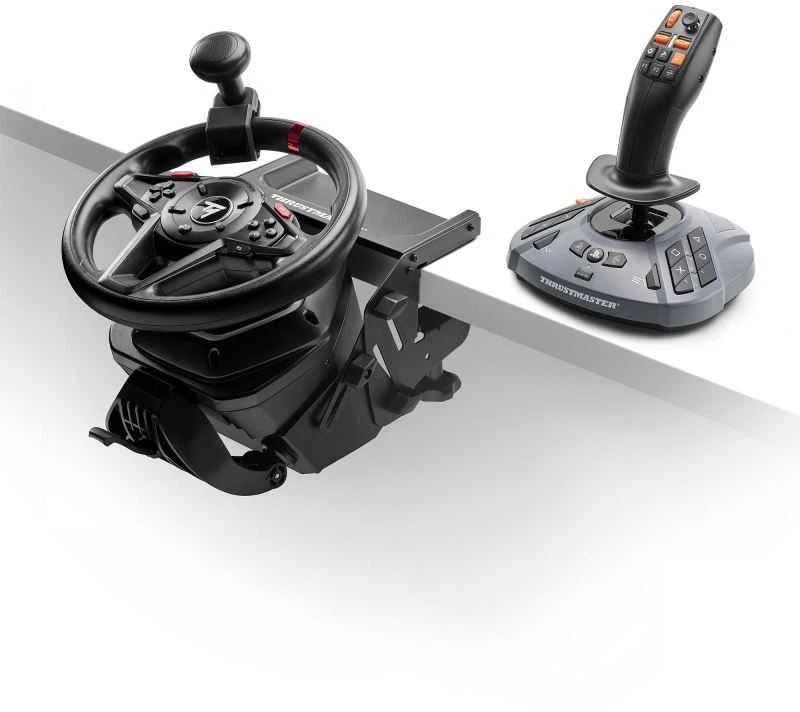 „Thrustmaster T128 SimTask“ ūkininkavimo paketas, vairas, pedalų komplektas ir valdymo svirtelė, PS5/PC (4160937)