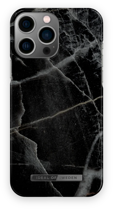 Thunder Case IDEAL ŠVEDIJA IFCAW21-I2167-358 IPHONE 13 PRO MAX DĖKLAS Juodas THUNDER MARBLE