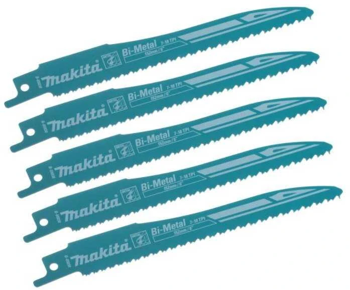 Makita SUPER EXPRESS Tiesinio pjūklo pjūkleliai BIM 152x0,9mm 7-18Tpi, 5Vnt., Metalui B-05038
