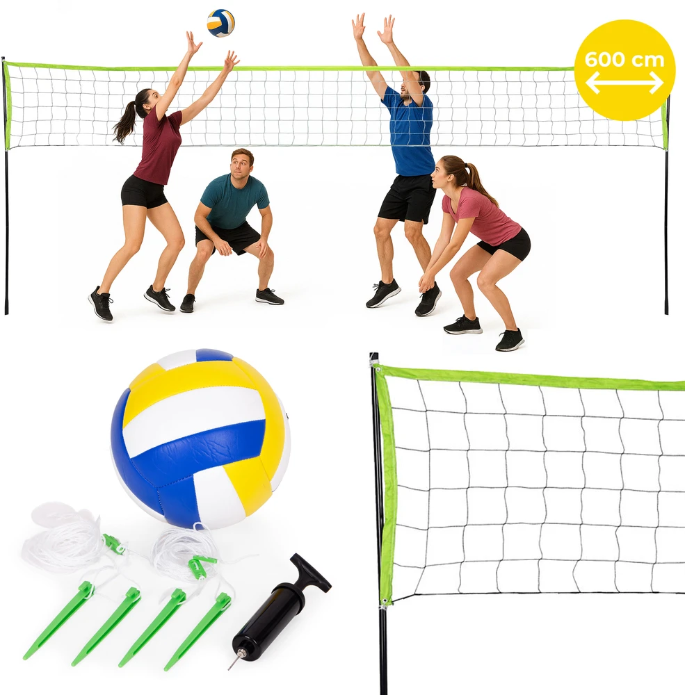 Movepro Sulankstomas ir patvarus tinklinio tinklas 600x240 cm