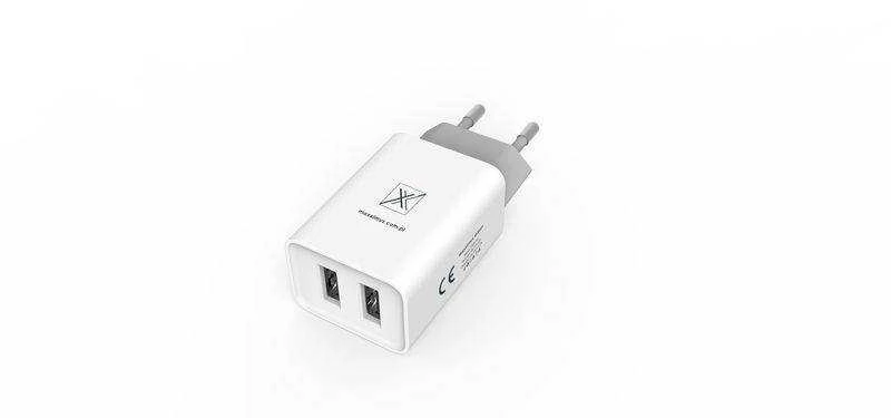 SIENINIS ĮKROVIKLIS MAXXIMUS URBAN 2.1A LIGHTNING 2xUSB