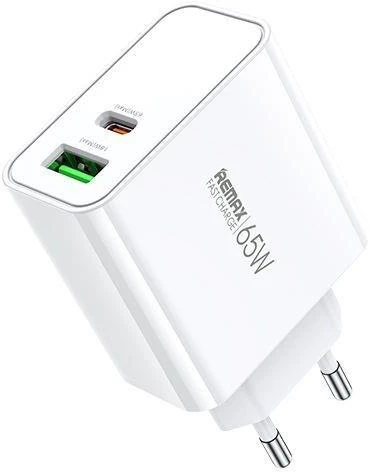 Remax SIENINIS ĮKROVIKLIS KIDDY SERIES 65W RP-U125 USB/USB-C Baltas