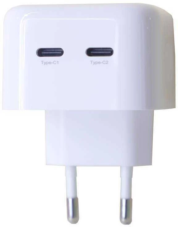 Maxximus SIENINIS ĮKROVIKLIS MX THUNDER PD 35W, 2xUSB-C Baltas
