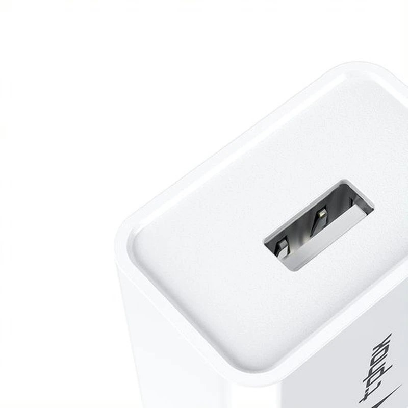 SIENINIS ĮKROVIKLIS T-PHOX MINI-EU LIGHTNING Baltas 1.2M 2.4A