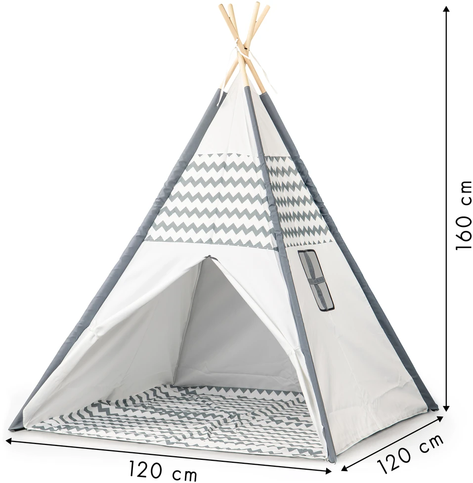 Ecotoys Teepee palapinė / vigvamas vaikams