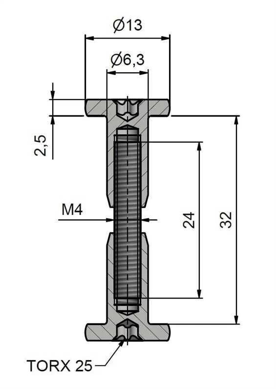TKZ Plokščių veržikliai 8601/X, 32 mm