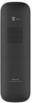 TLM Telekom Sinus A12 Analoginio ryšio / DECT telefonas Juoda